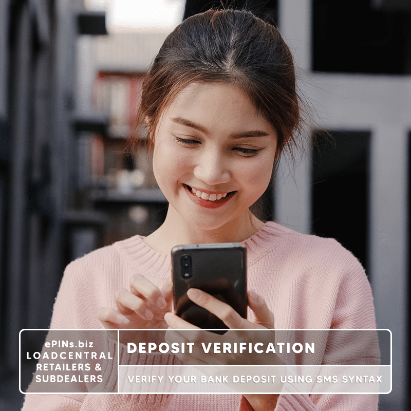 Deposit Verification via SMS · LoadCentral